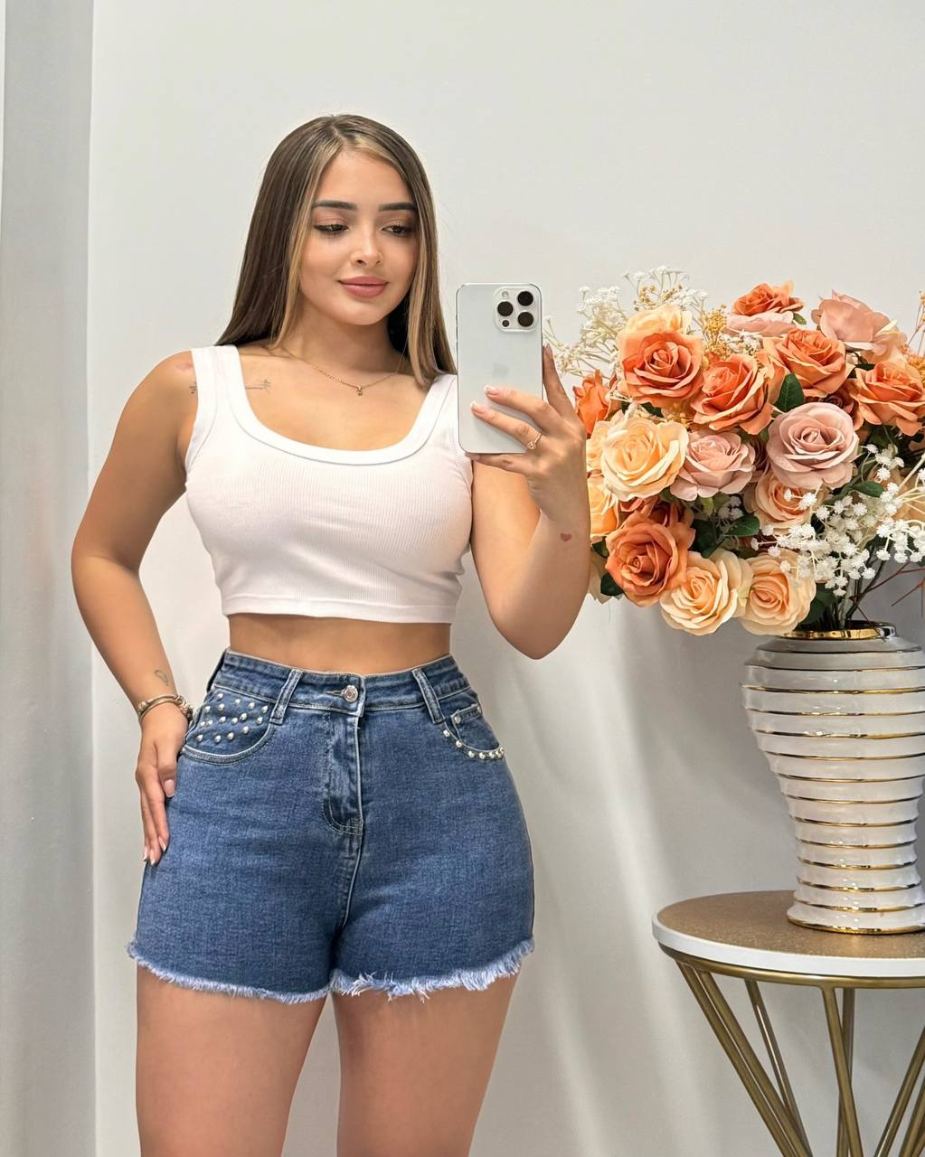 Short denim Casandra